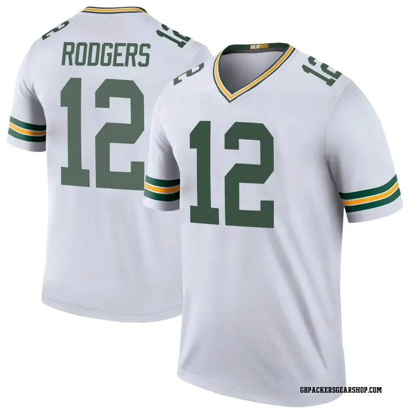 aaron rodgers color rush jersey