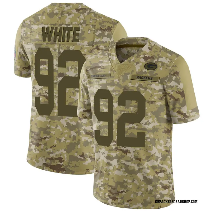 Big Tall Limited Men S Reggie White Green Bay Packers Nike 2018 Salute To Service Jersey Camo
