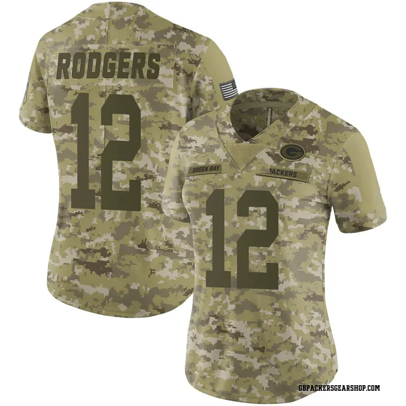 camo packer jersey