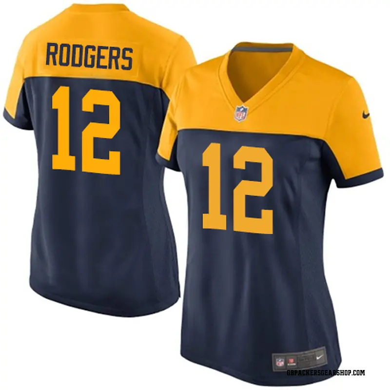 aaron rodgers blue jersey