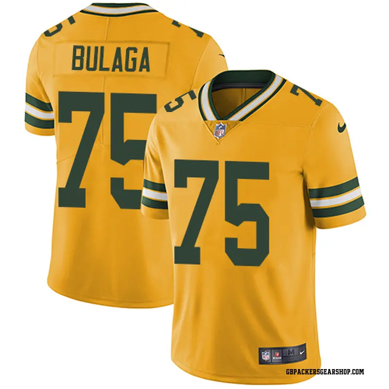 Limited Youth Bryan Bulaga Green Bay Packers Nike Color Rush Jersey Gold