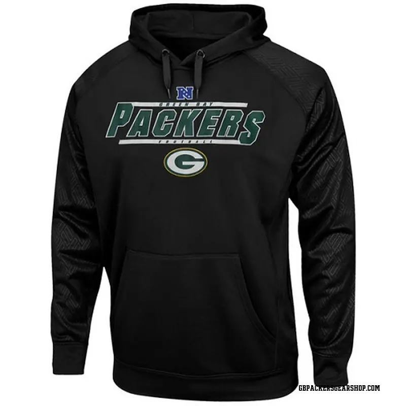 black green bay packers hoodie