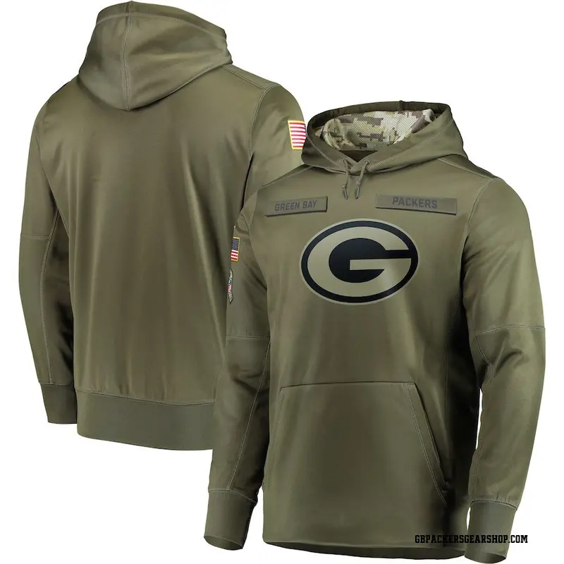 Shop Green Bay Salute To Service Hoodie