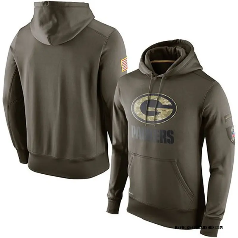 Packers salute to service therma hoodie discount